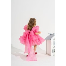 Linola Baby Kids Puffy Şifon Kız Çocuk Parti Elbisesi
