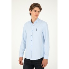 U.S. Polo Assn. Erkek Koyu Mavi Gömlek Basic 50295897-VR032
