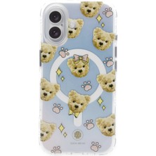 Zuck Bear Zuckbear Apple iPhone 16 Uyumlu Darnell Frosted Laser Magsafe Kapak