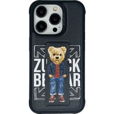 Zuckbear Apple iPhone 15 Pro Max Uyumlu Claude Standlı Kapak