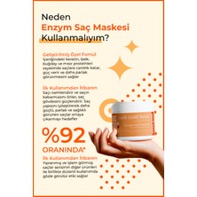 Enzym Cosmetics Yıpranmış ve İşlem Görmüş Saçlar İçin Saç Bakım Maskesi 250 ml