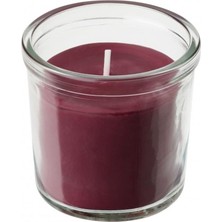 IKEA Störtskön Kırmızı Kokulu Mum 20 Saat Yabani Meyveler ile Neşeli Atmosfer Yaratır