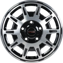 Arceo Arc-Lt1-18 6.5X16" -5X130 ET60 78.1 Black Diamond Jant (4 Adet)