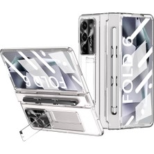 Cool-M Samsung Galaxy Z Fold6 5g Kickstand Telefon Kılıfı Pc Katlanır Kapak + Stylus Kalem (Yurt Dışından)