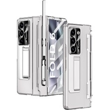 Cool-M Samsung Galaxy Z Fold6 5g Kickstand Telefon Kılıfı Pc Katlanır Kapak + Stylus Kalem (Yurt Dışından)