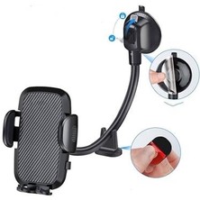 Alpotekno® Ayarlanabilir Vakum Kilitli Cam ve Torpidoya Takılabilen Telefon Tutucu