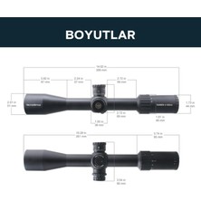 Taurus 4-16X44 Hd Ht Sfp Tüfek Dürbünü