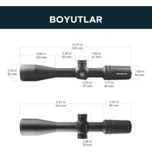 Vector Optics Orion 4-16X44 Sfp Tüfek Dürbünü