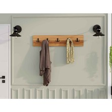 DECORMET 5li Askılık 80 Cm Ceviz