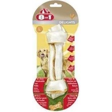 8in1 Delights Bones Tavuklu Ağız Bakım Kemiği Lboy 85 gr