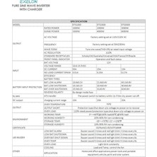 Exelon Tam Sinus Şarjlı 3000W 12V (Ups) Inverter