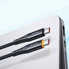 Mcdodo CA-3460 100W Usb-C - Usb-C Şarj ve Data Kablosu -1.2 M Siyah