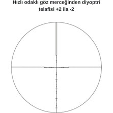 Vector Optics Veyron 4-16X44FFP Tüfek Dürbünü  Scff-22