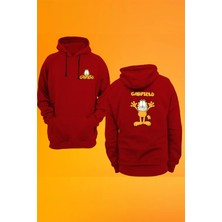Baskılı Kapüşonlu Sweatshirt