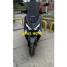 Super Moto  Apec Apx5 150 Apx5 Ön Cam Siperlik Rüzgarlık Camı Uzun Tur Camı