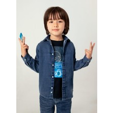 4-9 Yaş Erkek Çocuk Denim Gömlek
