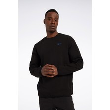 Reebok Tukan C Neck Siyah Erkek Sweatshirt