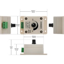 Saminatronik 12-24VDC 8A Pwm Dimmer Controller