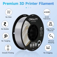 Creality Cr-Silk Pla 1,75MM 3D Baskı Filament 1kg - Gümüş