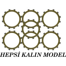 Super Moto  Cf Moto Nk 250 Uyumlu Debriyaj Balata Seti 7 Li Kevlar Isıya Dayanıklı Thailand Malı