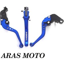 Super Moto  Bajaj Pulsar F 250 - N 250  Uyumlu Spor Manet Lacivert Mavi