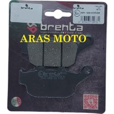 Super Moto  Drift 125 L Arka Fren Balatası Brenta (Made In Italy)
