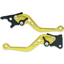 Super Moto  Bajaj Pulsar Rs 200 - Ns 200 -Ns 150 Uyumlu Spor Manet Gold Sarı