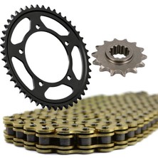 Super Moto  Kawasaki Ninja 250r Zincir Dişli Seti Oringli 520 Gold Zincir 14t-43t