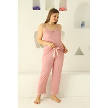 Sabahlıklıklı 3 Parça Çeyizlik Kutulu Kadın Pijama Takımı- Dantelli Kutulu Kadın Pijama- Geniş Beden Aralığı