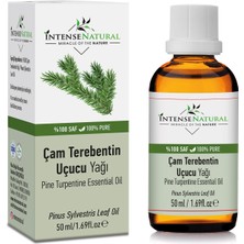 Intense Natural Çam Terebentin Uçucu Yağı 50 ml x 2 %100 Saf ve Doğal Pine Turpentine Essential Oil