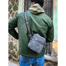 Kazax CH102 Stealht Kare Erkek Çanta Antrasıt