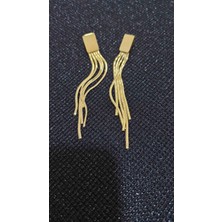 Kadın Gold Salıntı Küpe