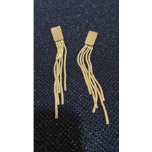 Kadın Gold Salıntı Küpe