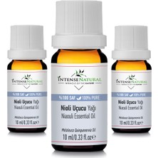 Intense Natural Nioli Uçucu Yağı 10 ml x 3 %100 Saf ve Doğal Niaouli Essential Oil