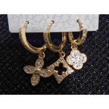 Kadı Gold 3lu Zirkontaşlı Kartanelerı