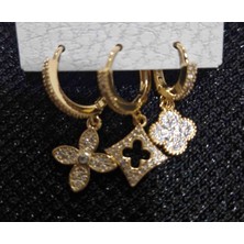 Kadı Gold 3lu Zirkontaşlı Kartanelerı