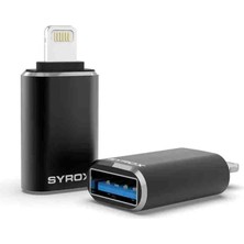 Syrox iphone Lightning To Usb 3.0/A 480Mbps Çevirici Dönüştürücü Data Veri içindir Yeni Tip