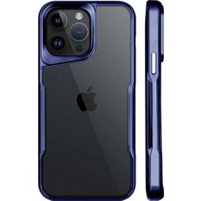 Newface Iphone 15 Pro Max Kılıf Boyi Silikon Kapak - Lacivert 13