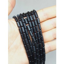 Yaşam Tohumu Oniks Taşı Kapsül Kesim 4.5X10MM Mat Dizi (52950)