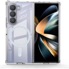 Başkenttekno Samsung Galaxy Z Fold 6 Kılıf Nitro Anti Shock Darbe Emici Köşe Korumalı Şeffaf Silikon Kapak