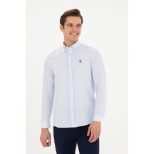 U.S. Polo Assn. Erkek Açık Mavi Gömlek Basic 50282588-VR003