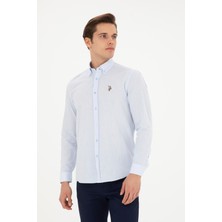 U.S. Polo Assn. Erkek Açık Mavi Gömlek Basic 50282588-VR003