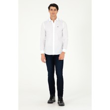 U.S. Polo Assn. Erkek Beyaz Gömlek Basic 50293948-VR013