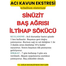 Acı Kavun Ekstresi Sinuzit Mig Ren Damla Elaterium Losyon 5 ml