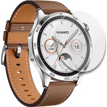 Sneezy Huawei Watch Gt4 46MM Uyumlu Kolay Takılabilir Takma Aparatlı Temperli Cam Ekran Koruyucu