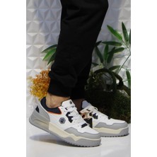 Lumberjack Murrıel Beyaz Lacivert Rahat Orijinal Ürün Sneaker Erkek Ayakkabı