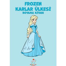 Akrala Frozen Karlar Ülkesi Boyama Kitabı