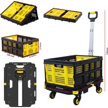 Stanley PC532B 137 kg Dört Tekerli Çekme Kollu Yük ve Paket Taşıma Arabası