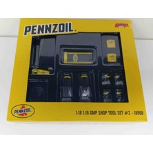 Gmp 1:18 Garaj Ekipman Set Pennzoil Metal