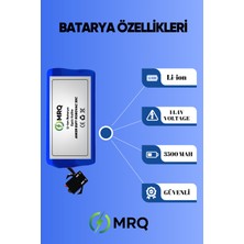 Anker Eufy Robovac 30C Robot Süpürge Bataryası (Süper Ultra Mega Yüksek Kapasite) 3500MAH Batarya